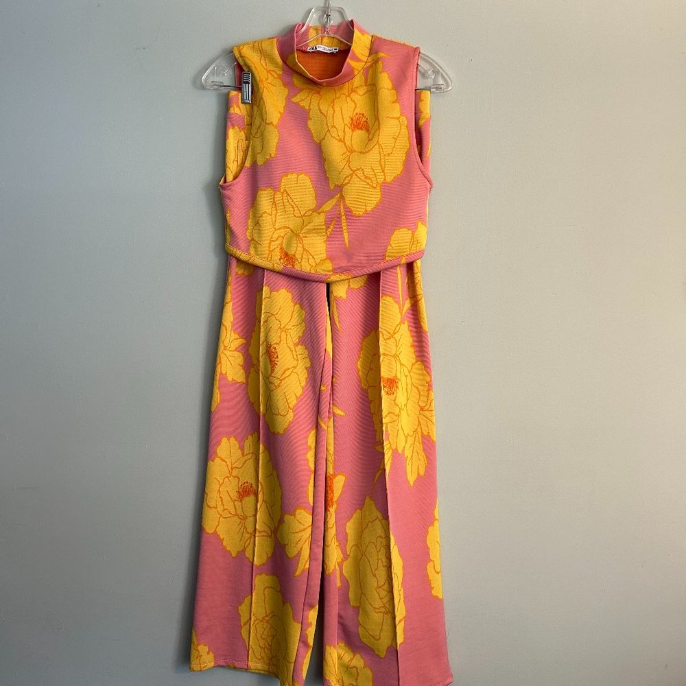 Zara Pants & Crop Top Combo